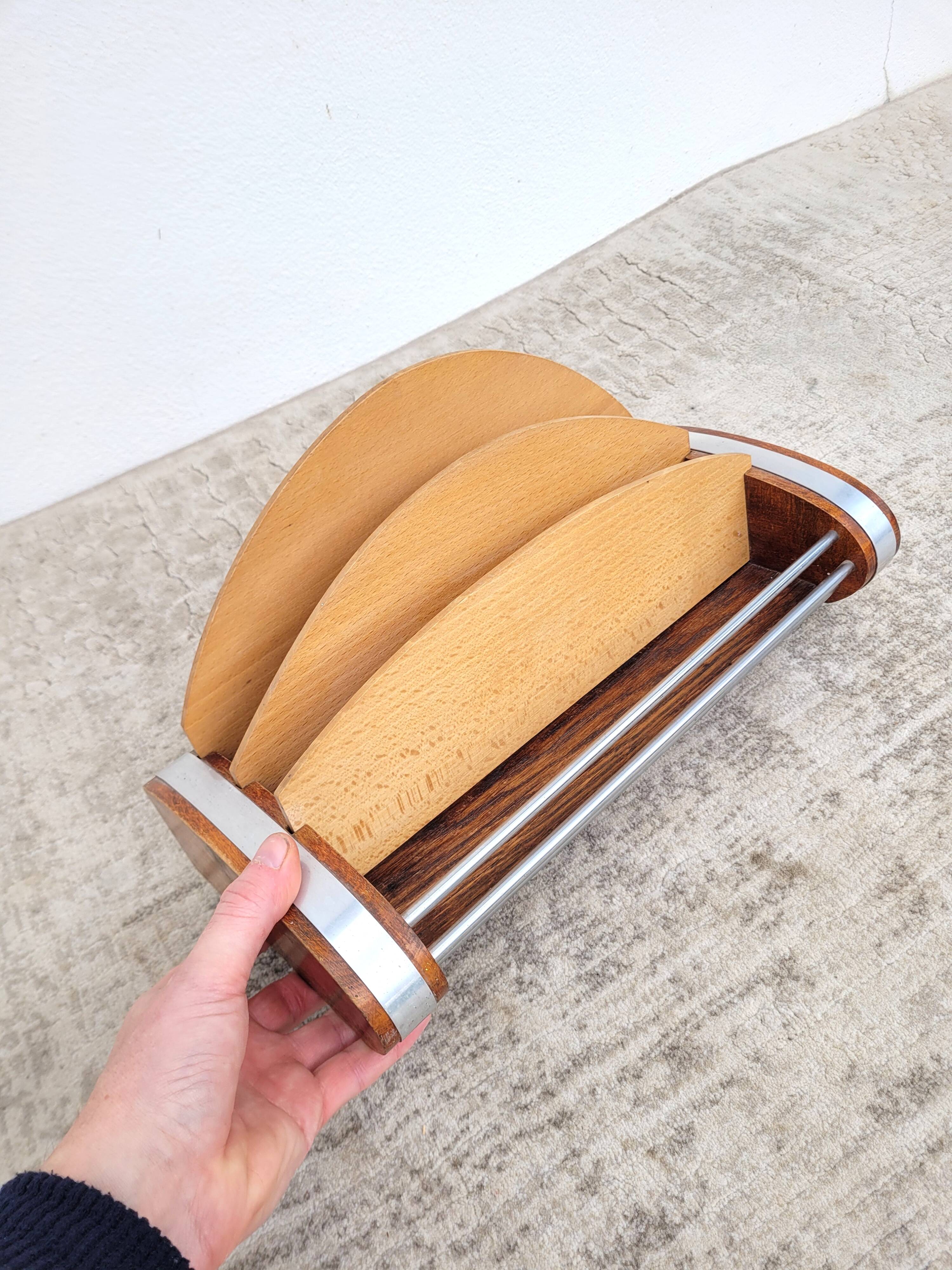 Vintage desk organizer mail holder