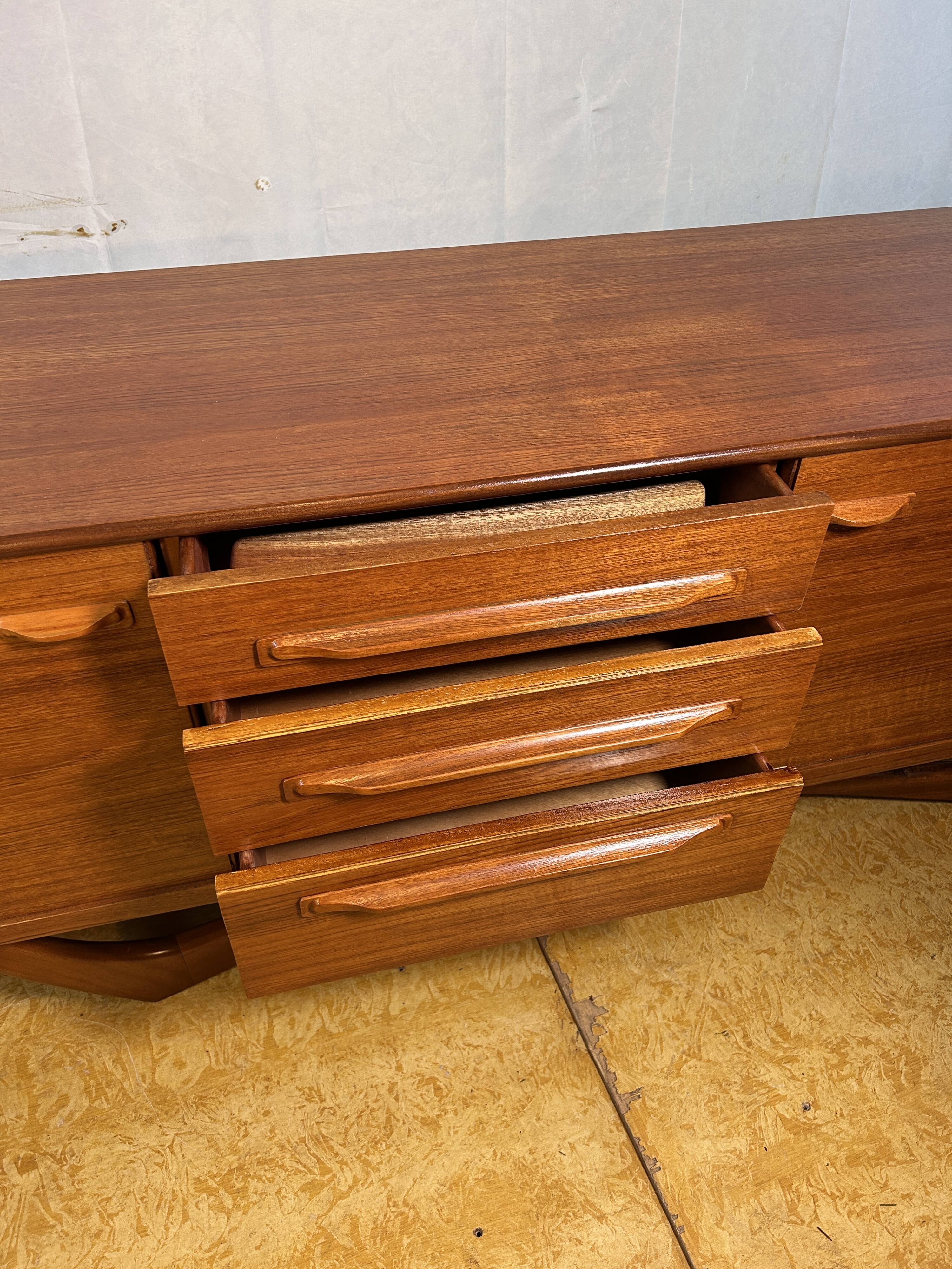 Mid Century Retro Vintage Sideboards by Beithcraft 60's scandinavian design  Val Rossi