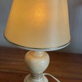 Pink marble lamp