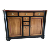 Roche Bobois shoemaker's cabinet in solid cherry and solid oak