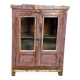 Antique teak sideboard with original purple patina.