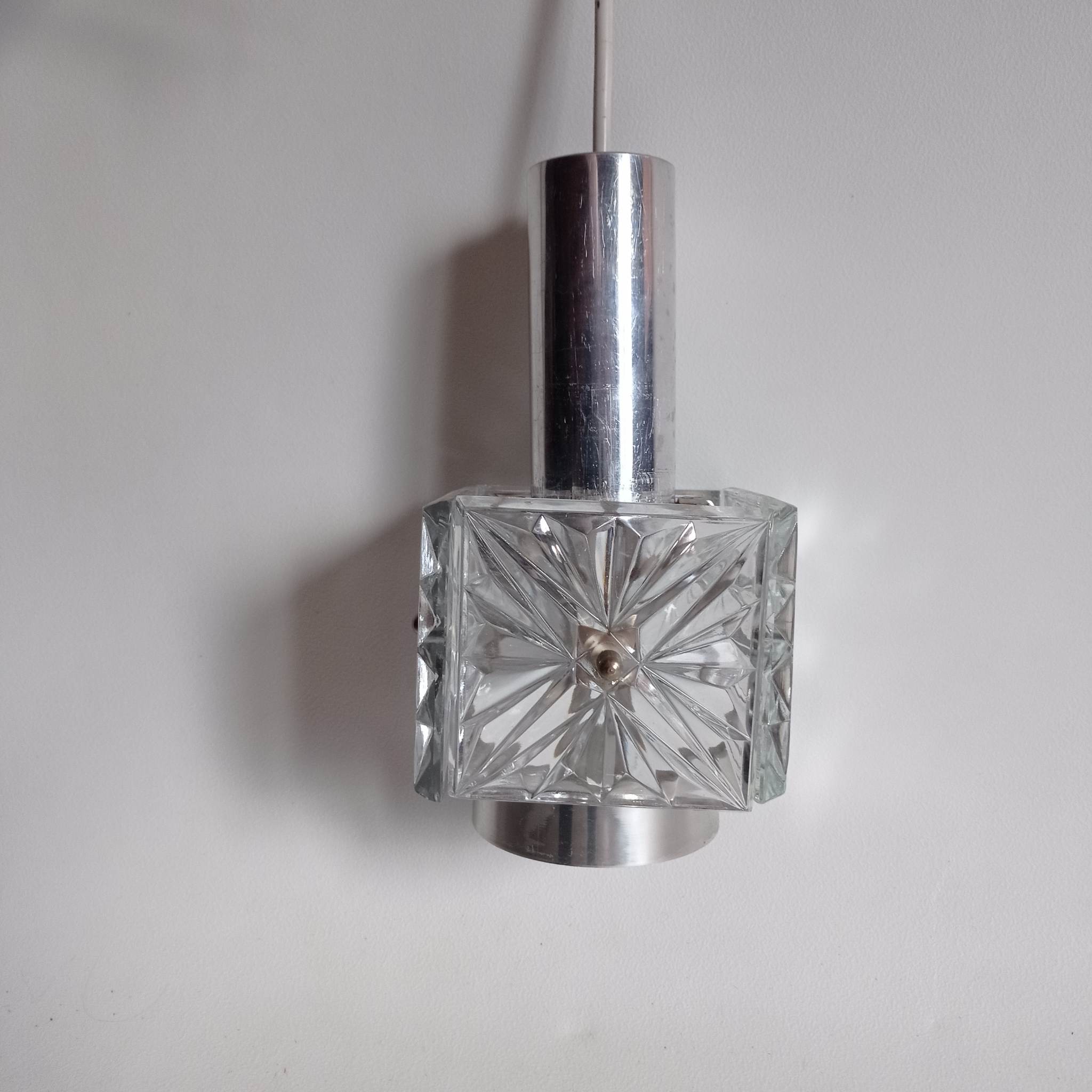 A set of four Kinkeldey pendant lamps from the 70