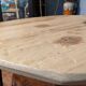 Compass leg coffee table