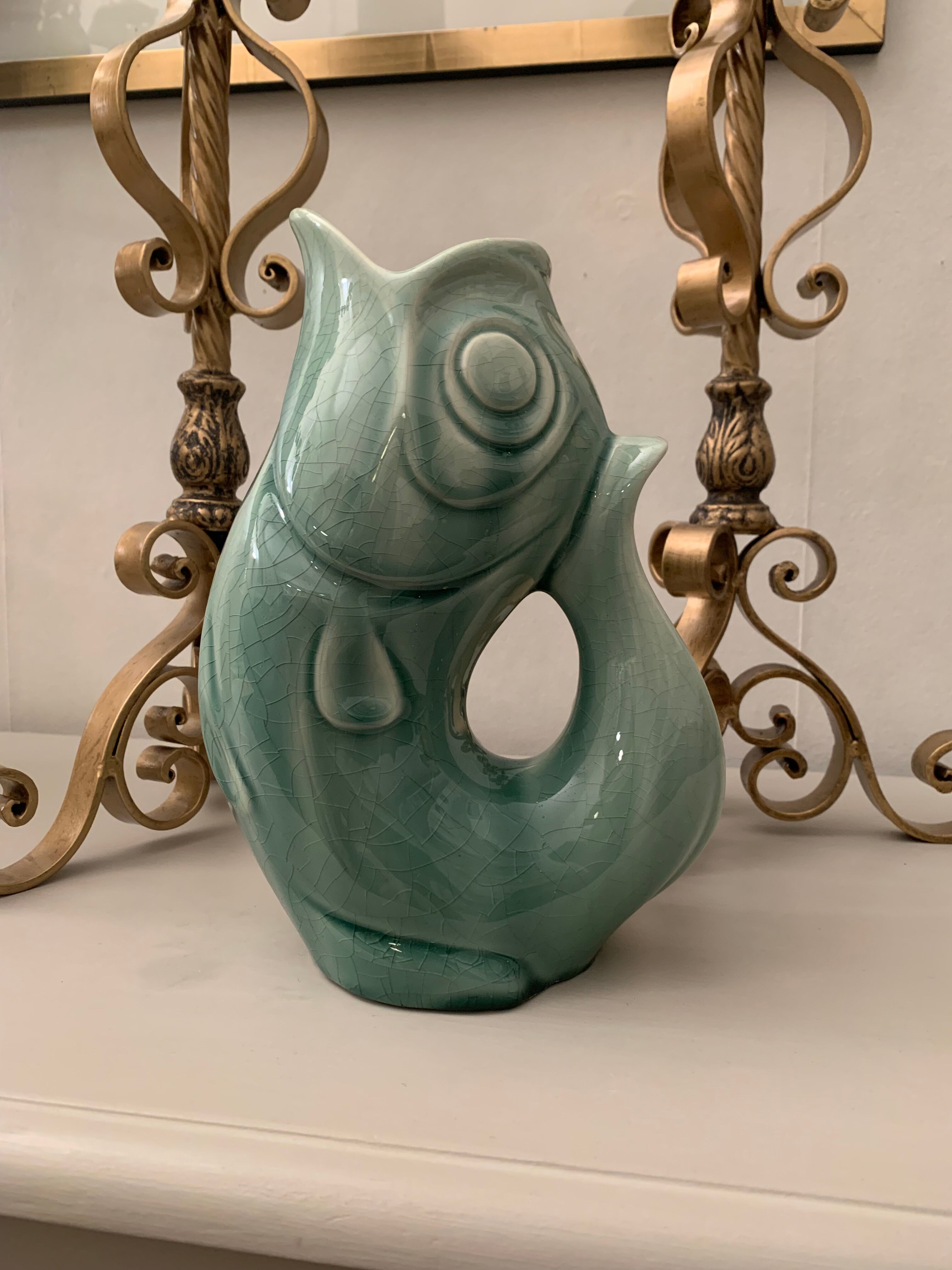 Ceramic fish vase
