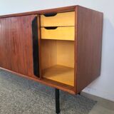 Enfilade moderniste teck vintage années 1960 design midcentury scandin