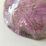 Raku style handcrafted ceramic cup