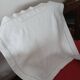 Pillowcase hand-embroidered thread monogram E.D.