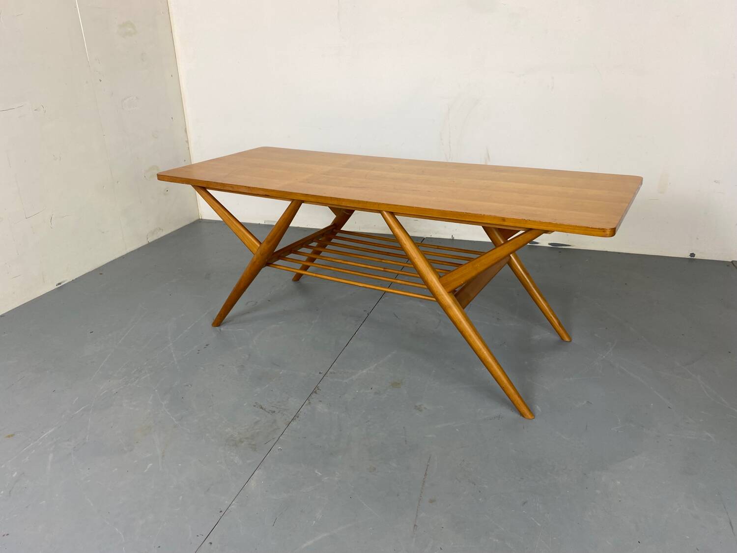 Table basse design scandinave vintage, 1950
