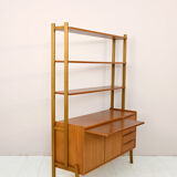 Sideboard bookcase with pull-out desk