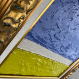 Modernist oil painting on canvas