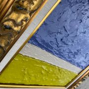 Modernist oil painting on canvas