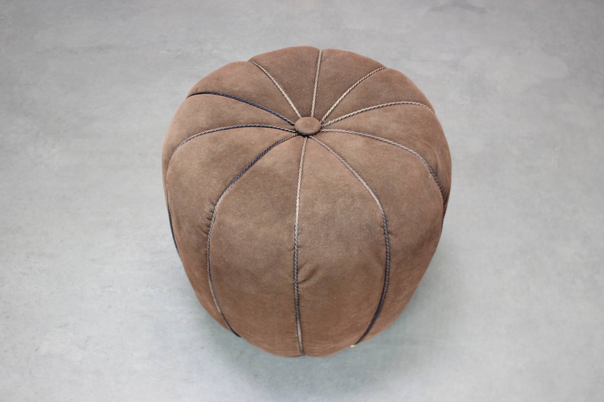 Padded stool Jindřich Halabala, Czechoslovakia, around 1950