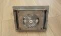 Wall lamp by Alfred Homann for Louis Poulsen, grey metal, Denmark, 1970s