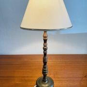 Vintage brass table lamp, circa 1940s - 1950s