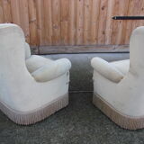 A pair of uszak armchairs, 70’s