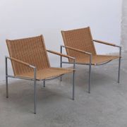 Pair of 'SZ01' lounge chairs by Martin Visser for 't Spectrum, 1960