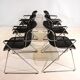 Set of 6 Castelli Penelope dining/conference chairs by Charles Pollock