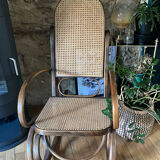 Rocking chair cannage