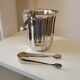 Vintage ice bucket & stainless steel pliers