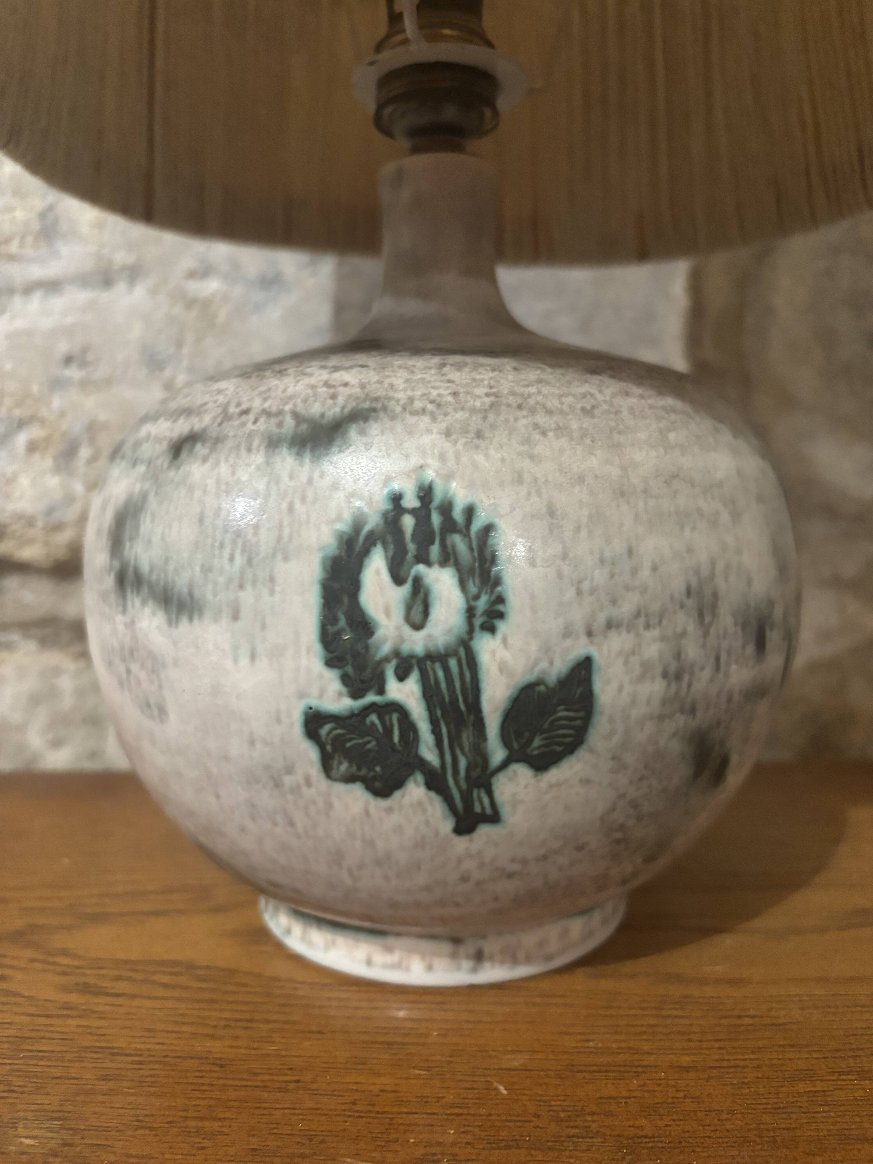 Table lamp by ceramicist Jacques Blin