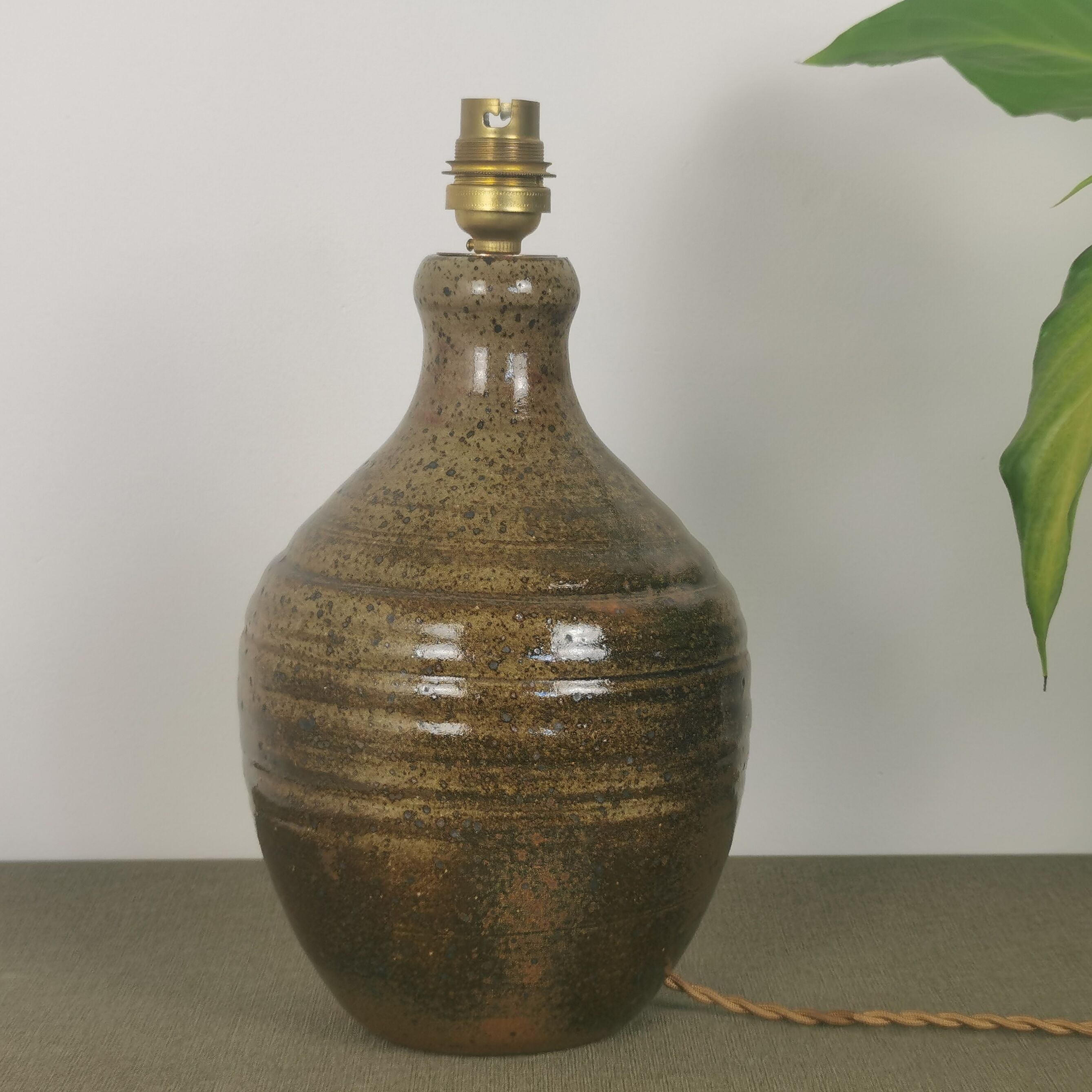Lampe en grès