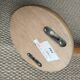 Curved wooden coat hook