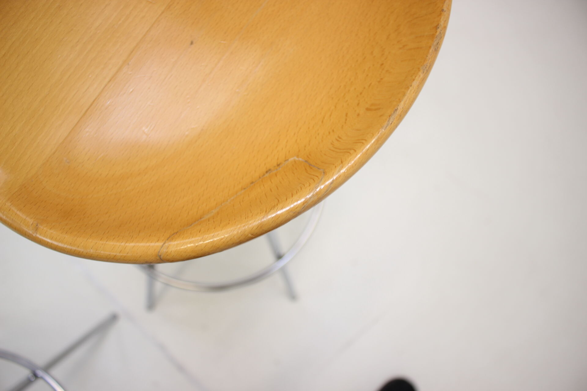 Set of Four Beech Jamaica Bar Stools by Pepe Cortés, 1990s