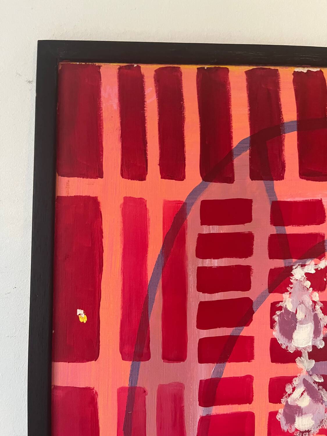 Abstract "Éclat" oil on canvas signed Baltran