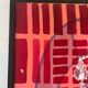 Abstract "Éclat" oil on canvas signed Baltran