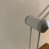 White pyramid desk lamp embnched white pyramid Lungean and Pellmann 1980