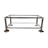 Table basse en verre vintage