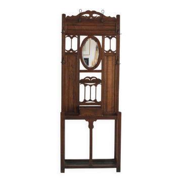 Ancien Vestiaire d'entrée / Porte manteaux 1930 Art déco vintage