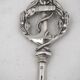 Christofle, 12 skewers, brochettes, metal silver-plated meat picks, anchor.