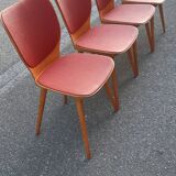 4 Baumann chairs n°800 by Max Bill