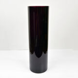 1980s Minimalist, Large Hyalite Glass Vase Borske Sklo, Czechoslovakia