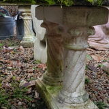 Reconstructed stone bench