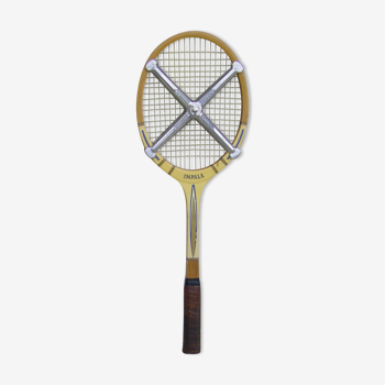 Racket with its vintage cover