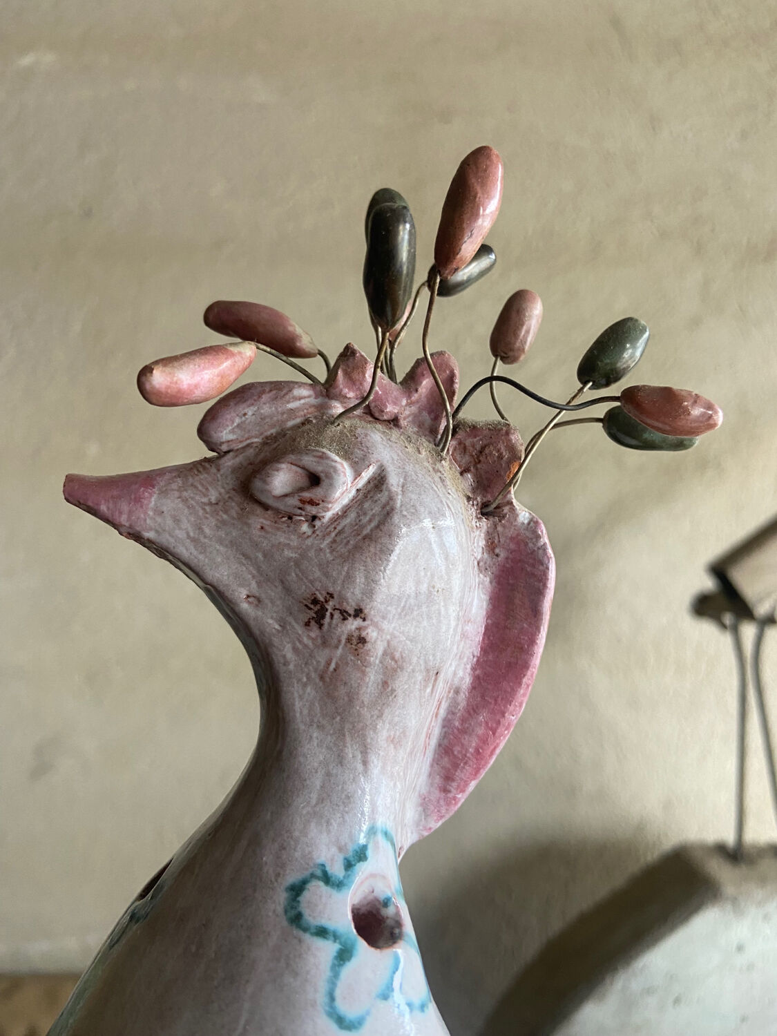 Ceramic rooster 1960s