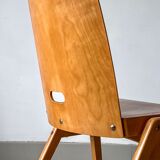 Series of 4 stackable chairs