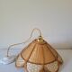 Suspension en rotin et cannage
