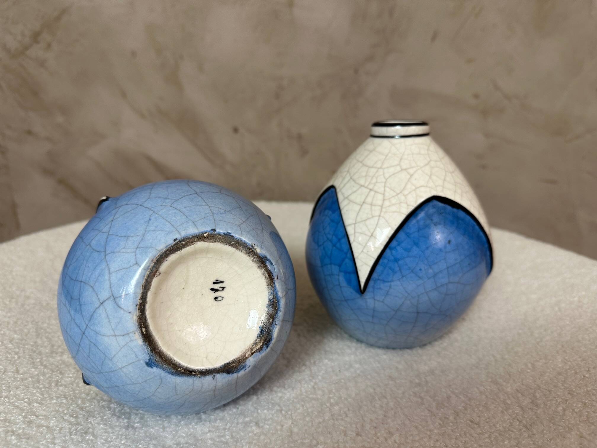 Pair of Art Deco vases