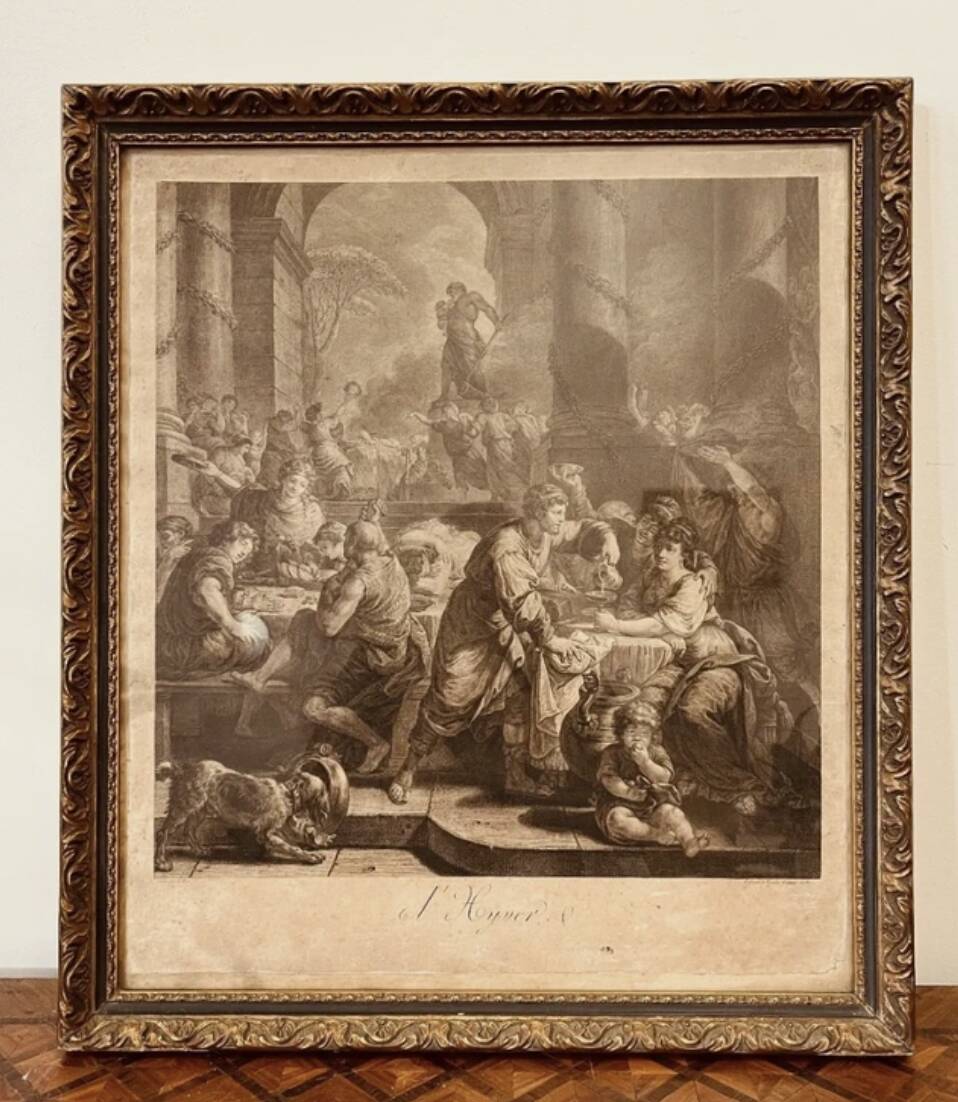 Engraving by Jean-Charles Levasseur (1734-1816), engraver to the King.