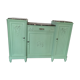 Old art deco green mint buffet