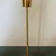 Vintage teak, brass and glass chandelier