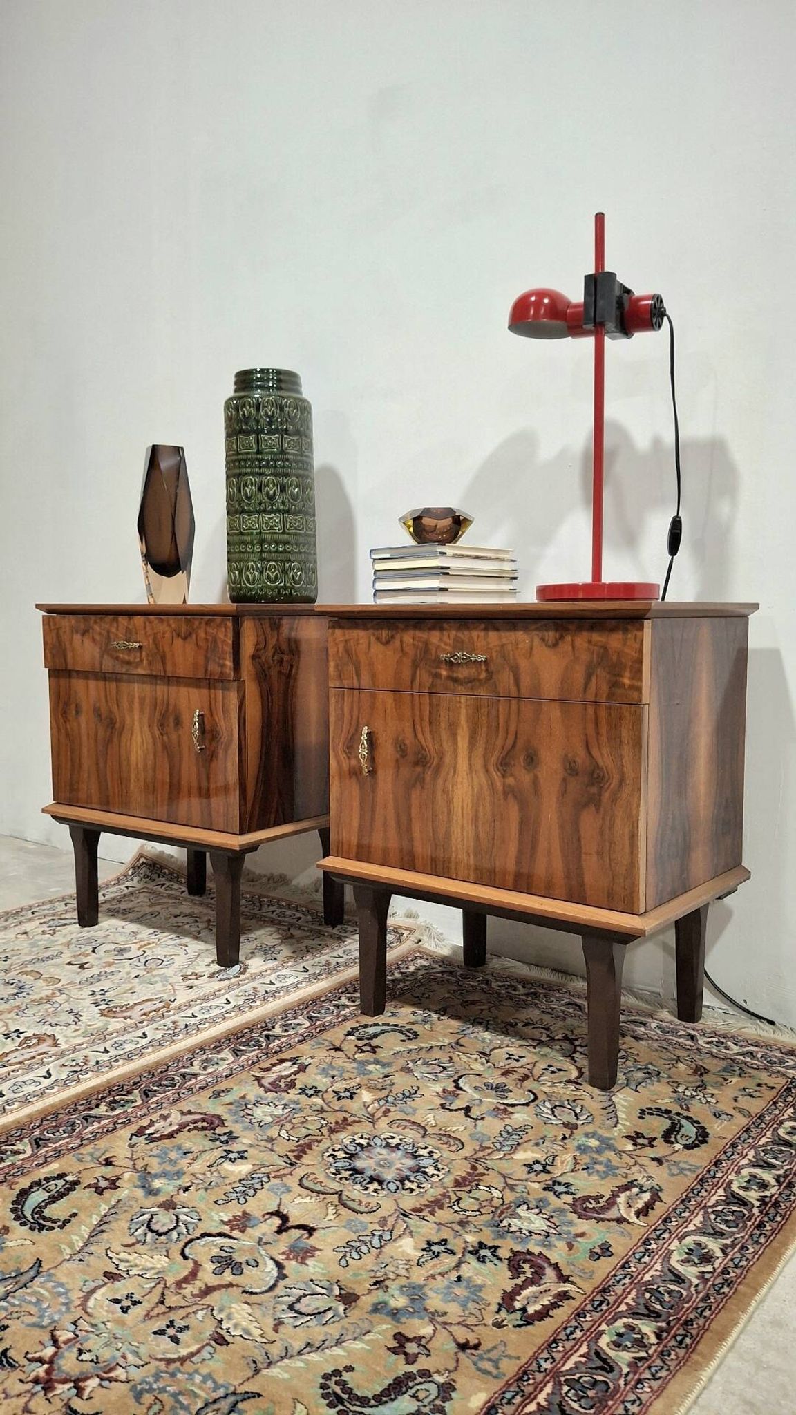 70s Walnut Nightstand
