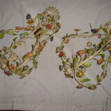 Painted metal chandelier Maison Firenze, Italy, 1970