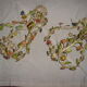 Painted metal chandelier Maison Firenze, Italy, 1970