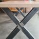 Dining table metal feet