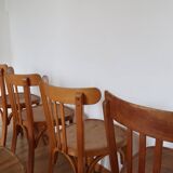 Set of 10 baumann bistro chairs