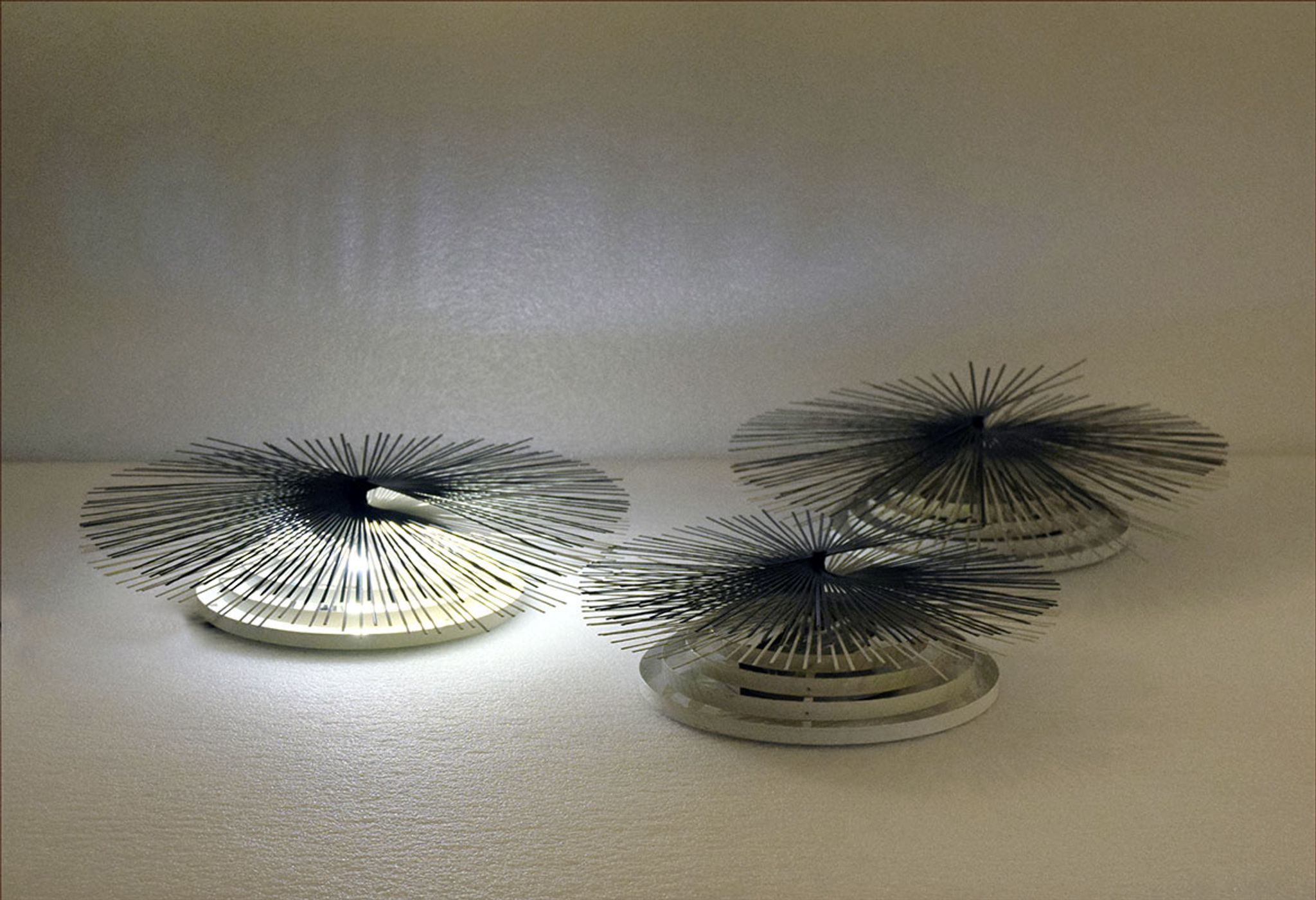 Lumina 'Helios' wall lamps design Roberto Blumer, 1980s